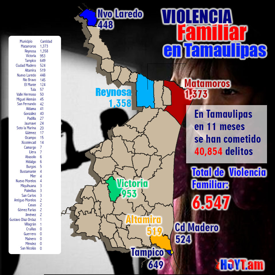 Violencia Familiar en Tamaulipas