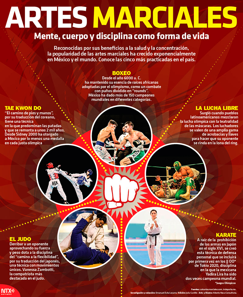 Artes marciales, mente, cuerpo y disciplina 