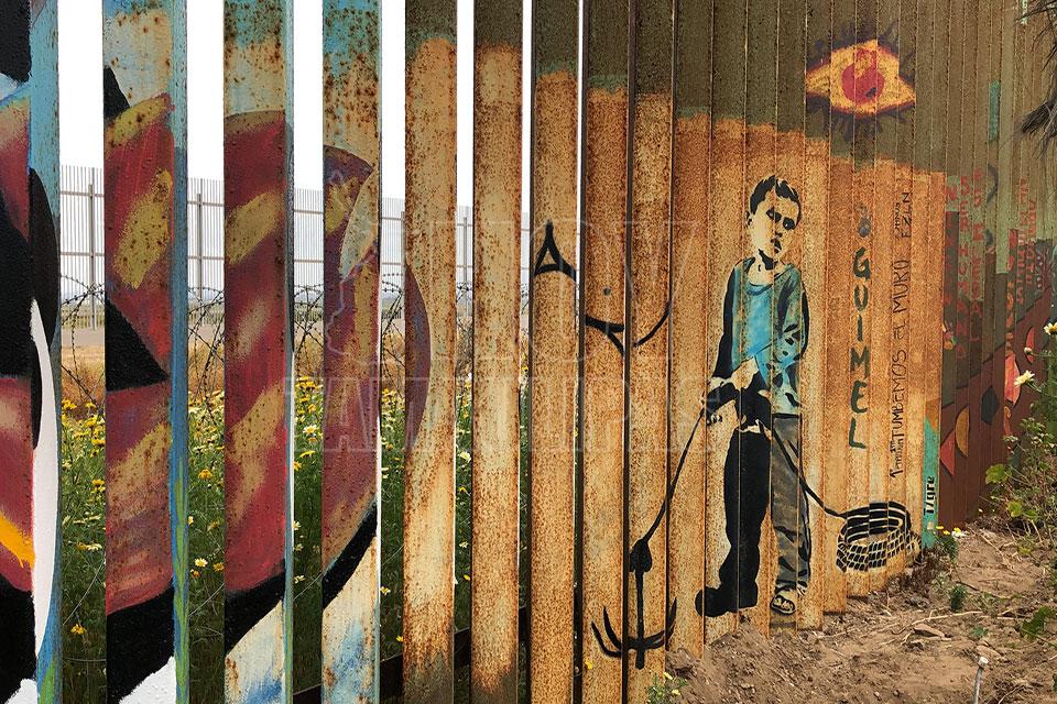 Muro Fronterizo en Tijuana 