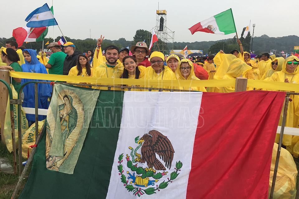 Mexicanos acompaan al Papa en Polonia 