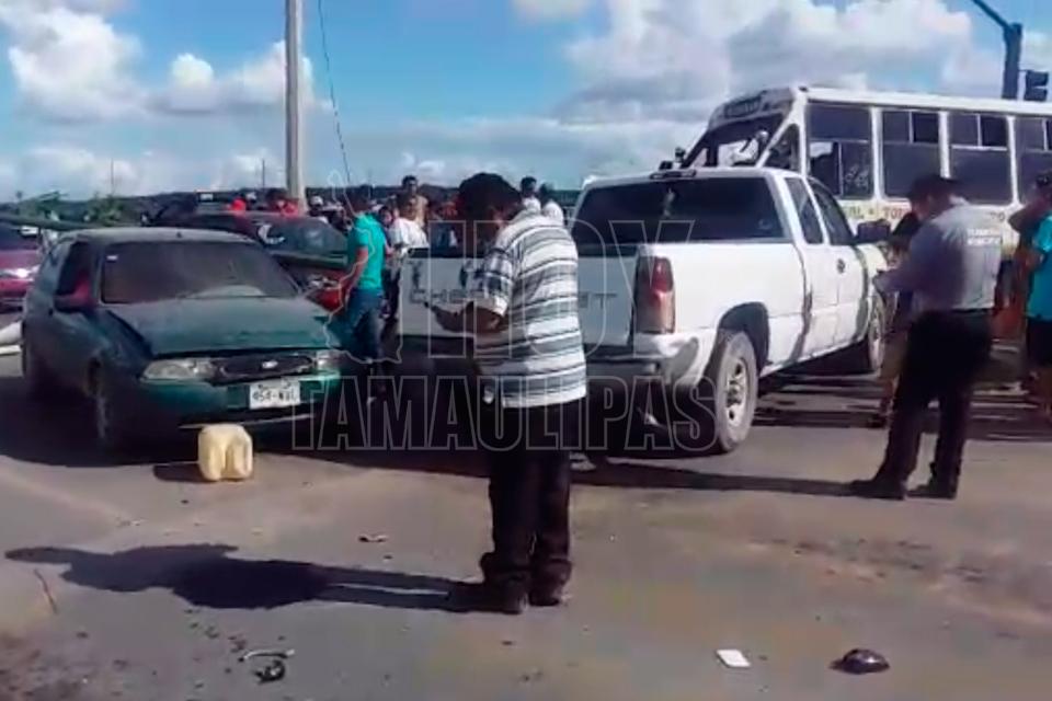 Múltiple colisión deja tres lesionados en Ciudad Victoria - Hoy Tamaulipas