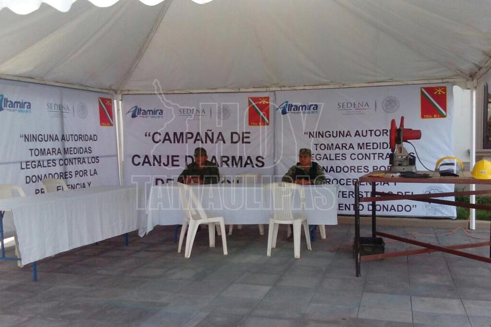 Hoy Tamaulipas - Canjean armas de uso exclusivo del Ejercito en ... - Hoy Tamaulipas