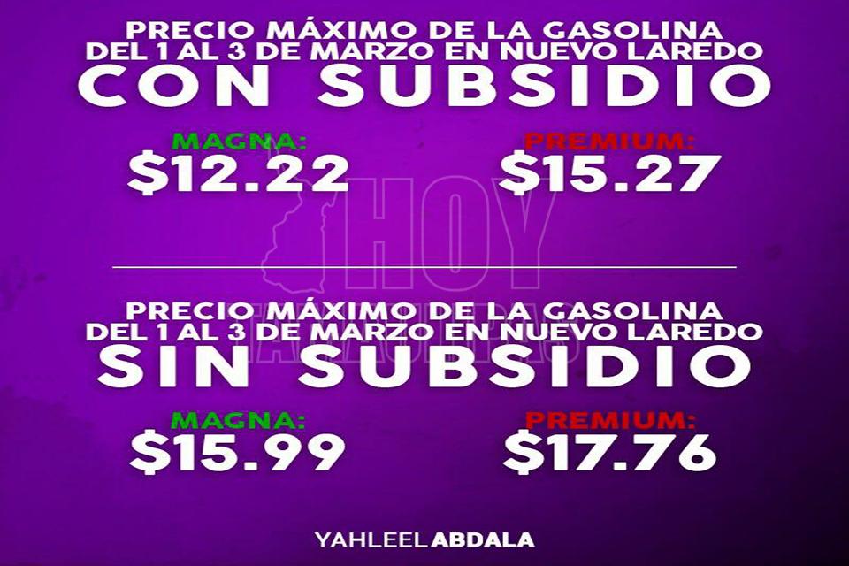 Hoy Tamaulipas - Baja un peso el litro de gasolina en Nuevo Laredo - Hoy Tamaulipas