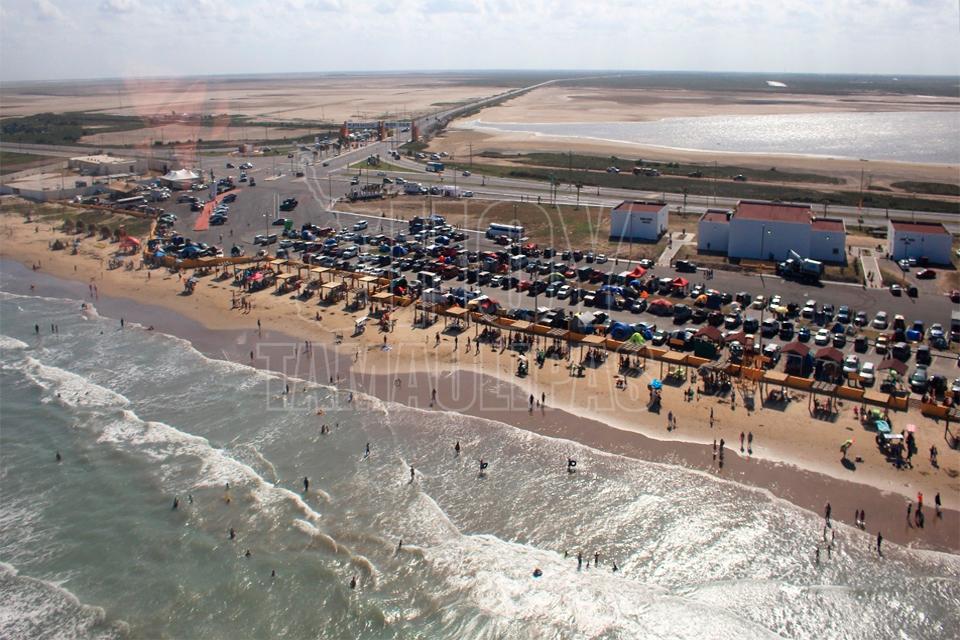 Hoy Tamaulipas Inicia aforo de vacacionistas a Playa Bagdad