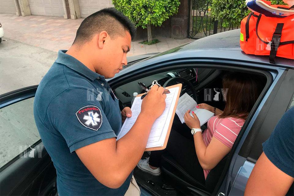 Hoy Tamaulipas - Embarazada sale lesionada en choque de Matamoros