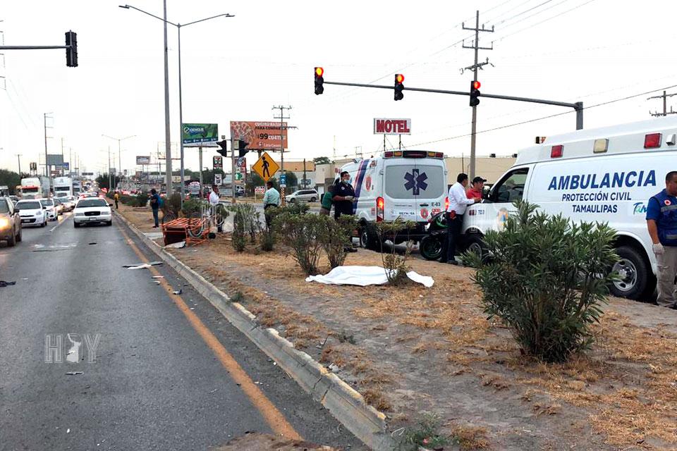 Hoy Tamaulipas - Muere hombre tras choque en Reynosa