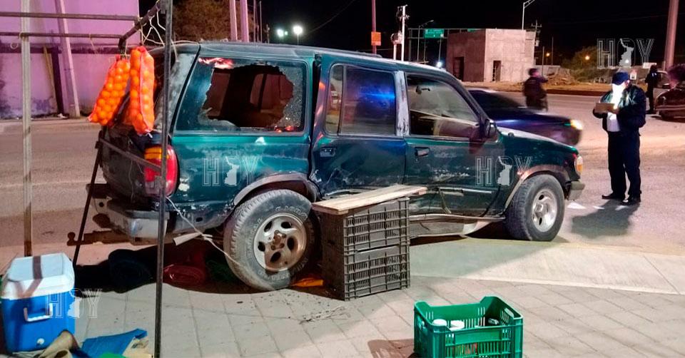 Hoy Tamaulipas - Ebrio provoca accidente vehicular en Nuevo Laredo