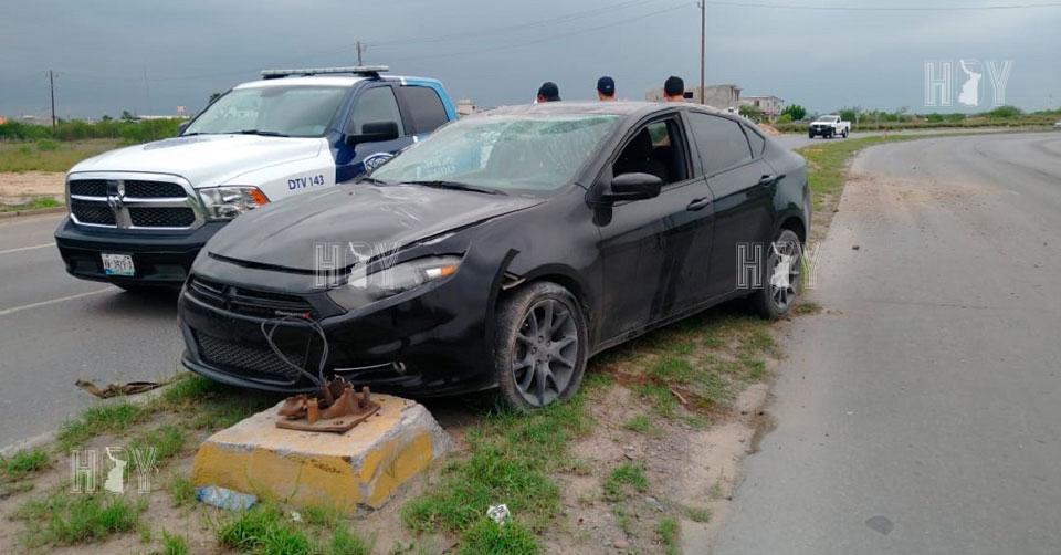 Hoy Tamaulipas - Sobrevive a volcadura acelerado automovilista en Nuevo ...