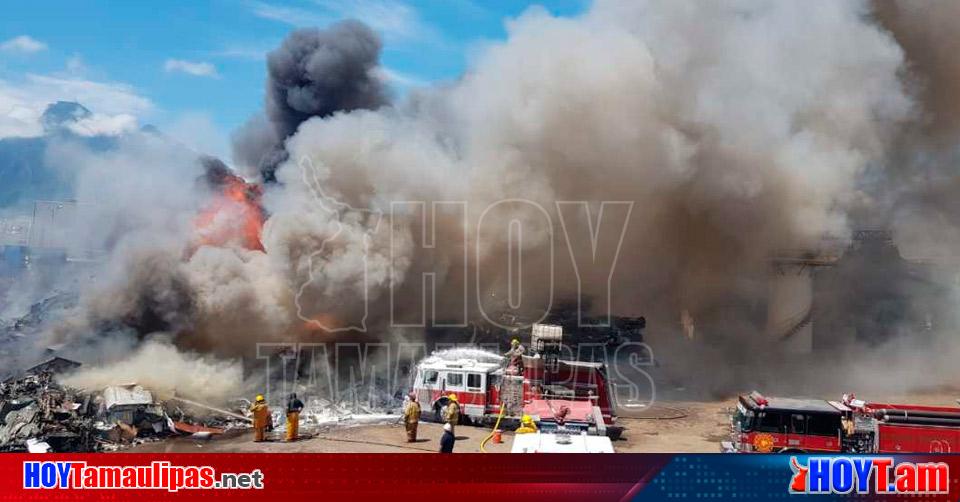 Hoy Tamaulipas Nuevo Len Incendio En Recicladora Moviliza A Corporaciones En Guadalupe