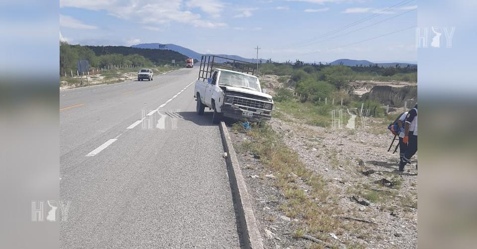 Hoy Tamaulipas - Conductor se lesiona tras accidente carretero en Tula ...