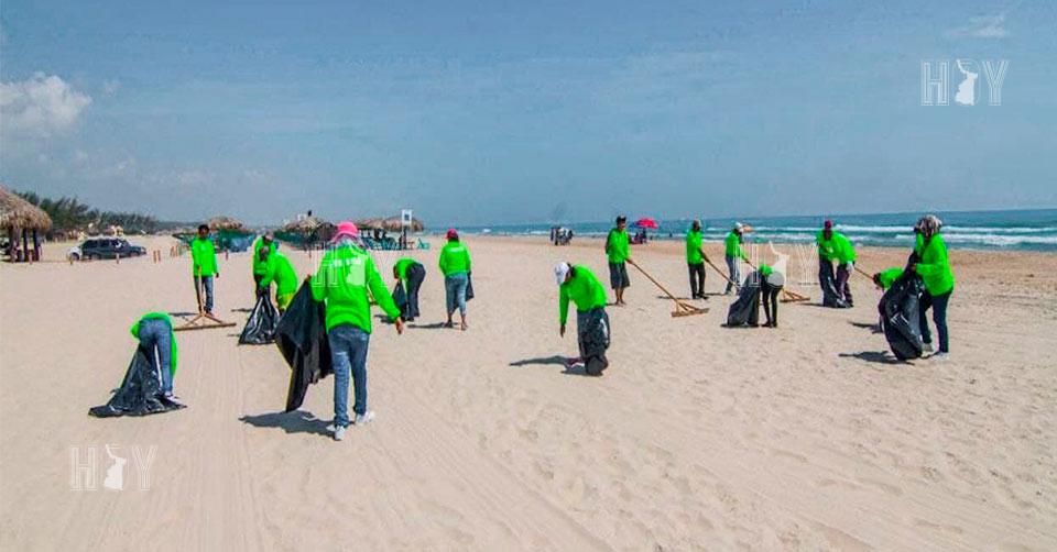 Hoy Tamaulipas - Tamaulipas Continuan las jornadas de limpieza en Playa ...