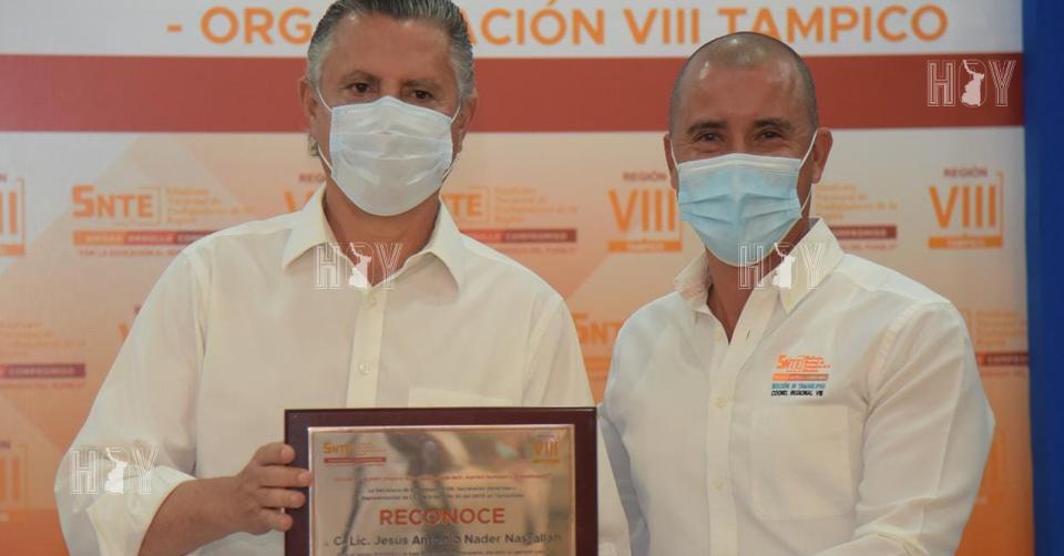 Hoy Tamaulipas - Reconoce Magisterio labor de Chucho Nader en beneficio ...