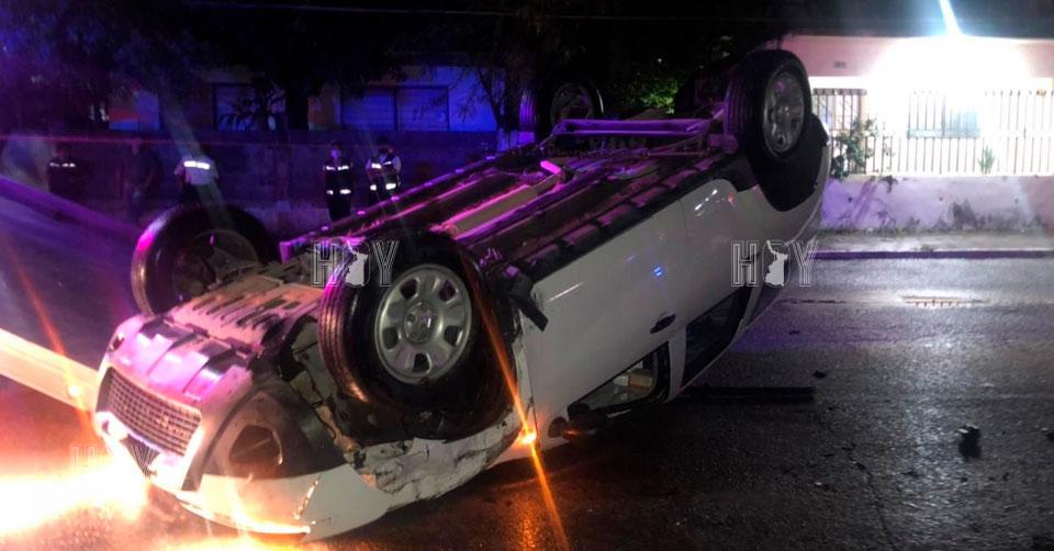 Hoy Tamaulipas - Choque en Tamaulipas Ebrio conductor choca vuelca y es ...