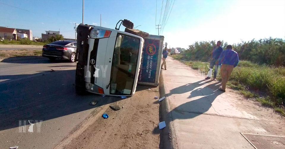 Hoy Tamaulipas - Accidente en Tamaulipas Sobrevive a volcadura en Nuevo ...