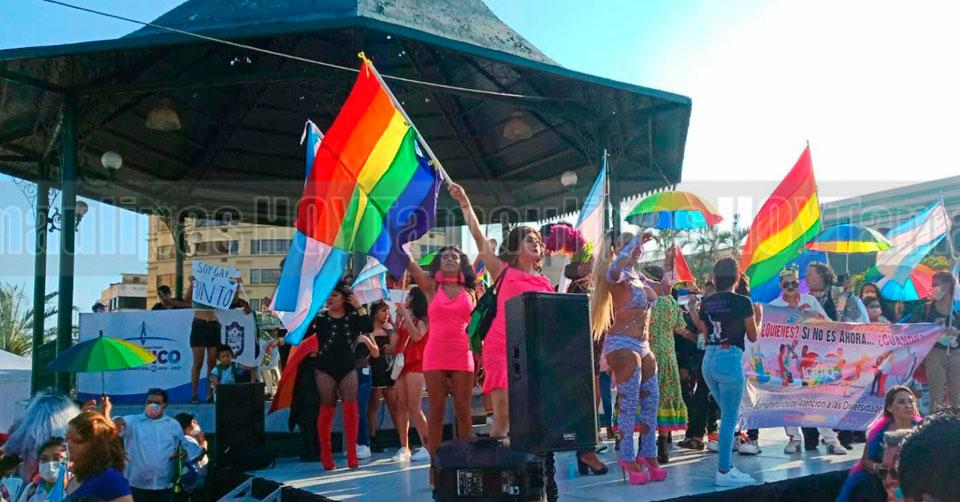 Hoy Tamaulipas - Marcha en Tampico comunidad LGBT+ para exigir respeto a sus derechos - Vimarsana News