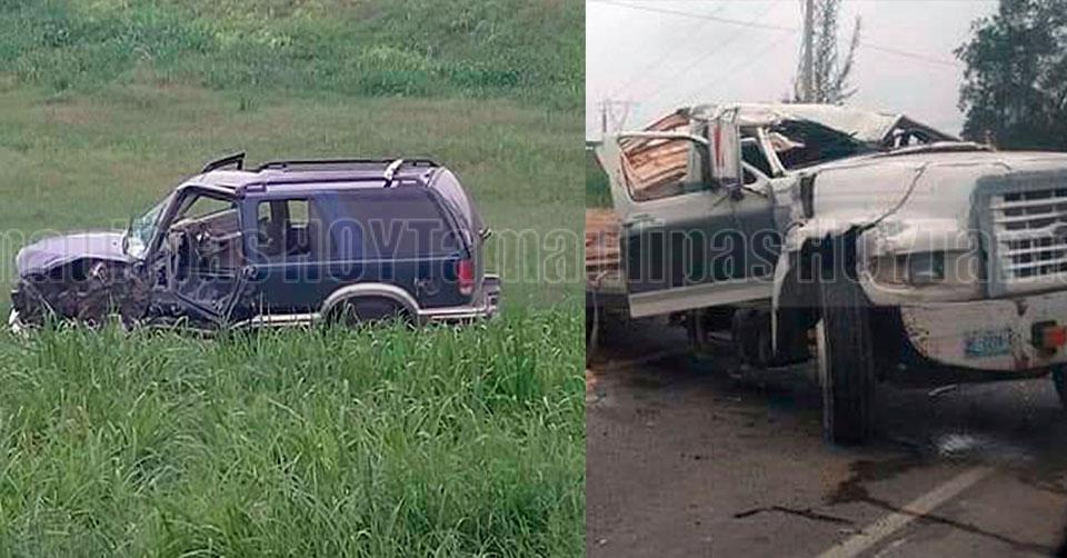 Hoy Tamaulipas - Accidente en Tamaulipas Dos heridos en choque carretero en Gonzlez - Vimarsana News