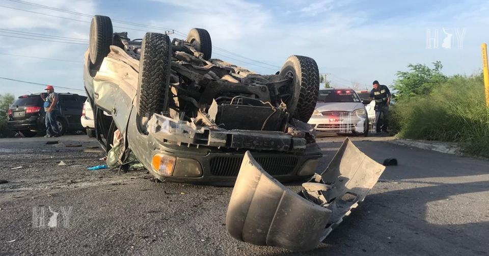 Hoy Tamaulipas - Tamaulipas Deja choque con volcadura 8 lesionados en ...