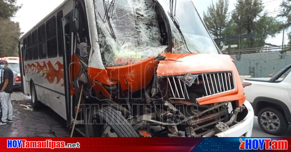 Hoy Tamaulipas Varios lesionados deja choque de autobuses que jugaban