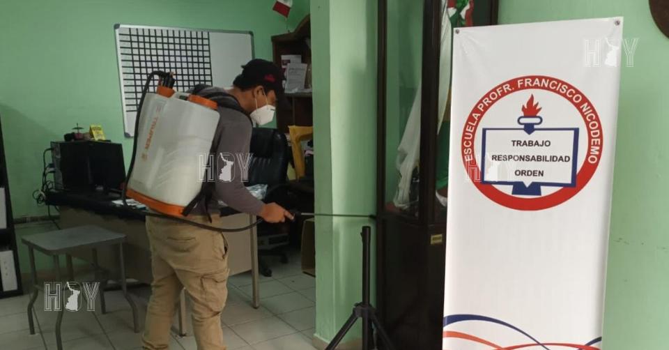 Hoy Tamaulipas - Continuan los trabajos de limpieza fumigacion y ...