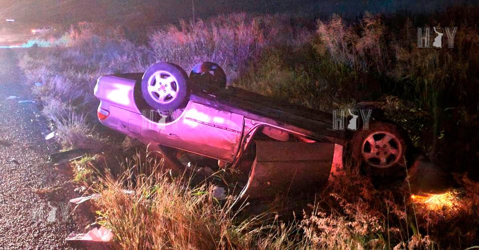 Hoy Tamaulipas - Accidente carretero en Tamaulipas Choque con volcadura ...