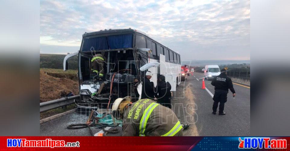 Hoy Tamaulipas San Juan de los Lagos Choque de autobus deja 30