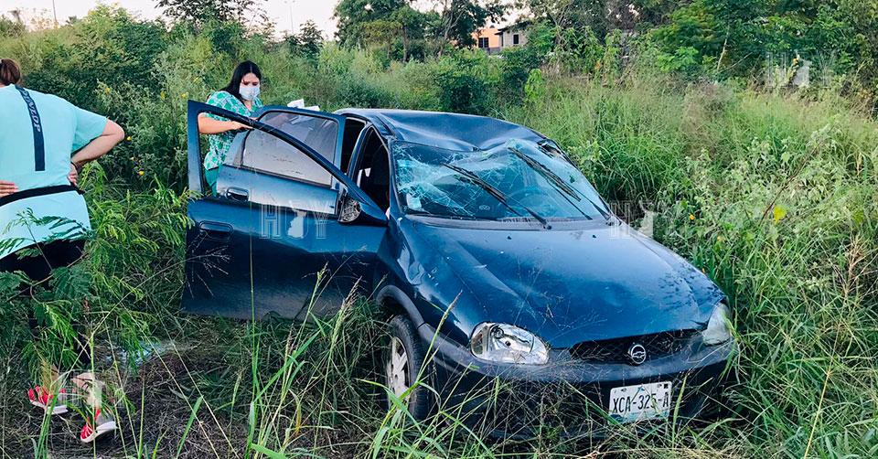 Hoy Tamaulipas - Accidente en Tamaulipas Choque y volcadura dejan a una ...
