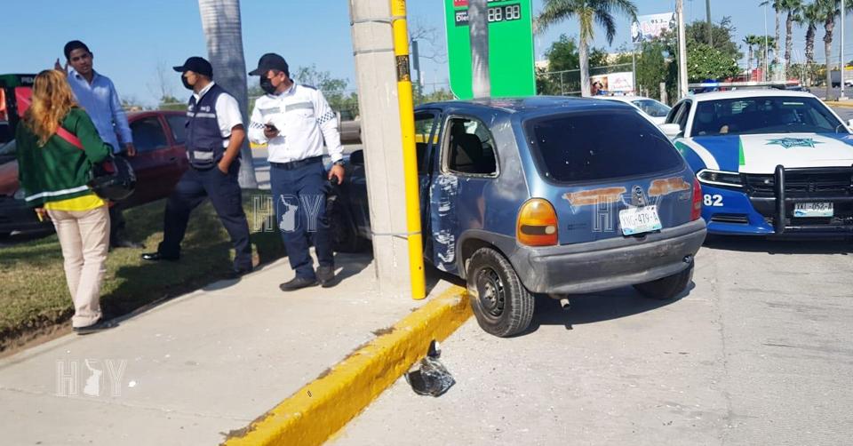 Hoy Tamaulipas - Choque en Tamaulipas Mujer en moto se le cierra a ...