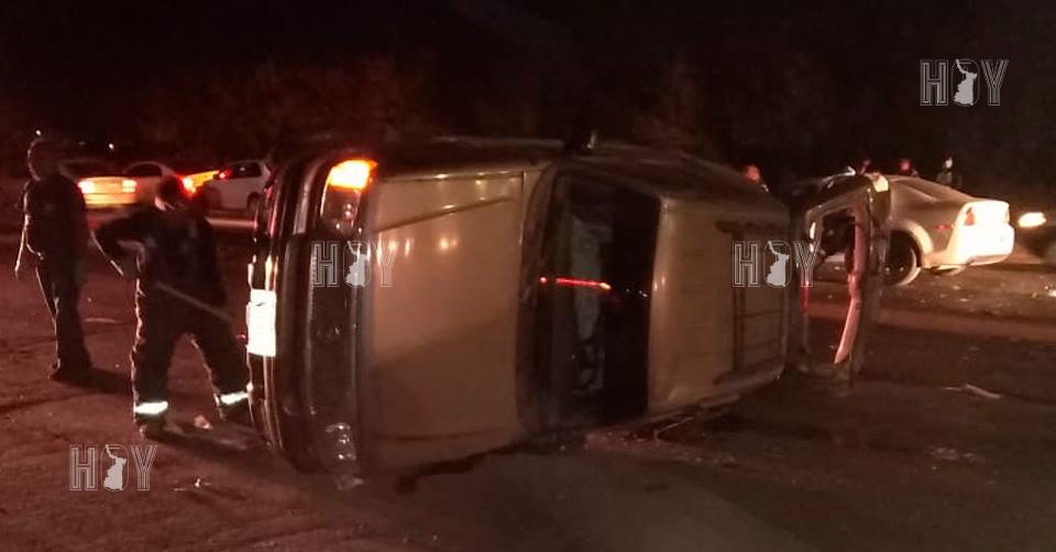 Hoy Tamaulipas - Accidentes en Tamaulipas Deja choque con volcadura 5 ...
