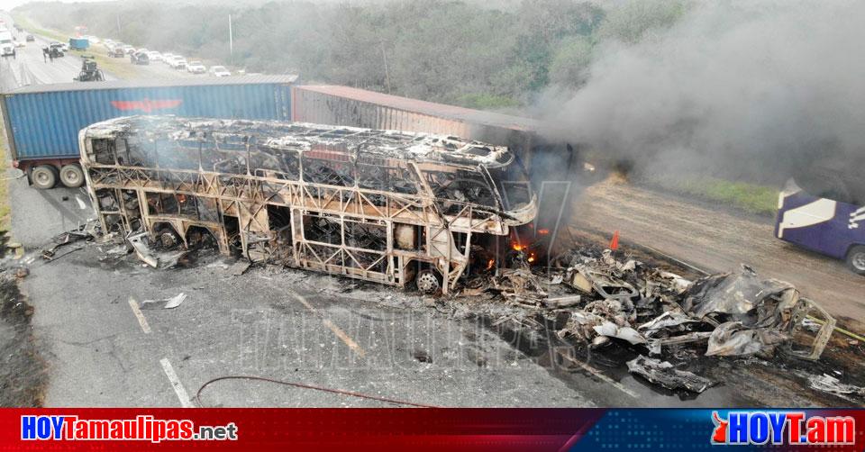 Hoy Tamaulipas Accidentes en Tamaulipas Cuatro calcinados y mas de 20