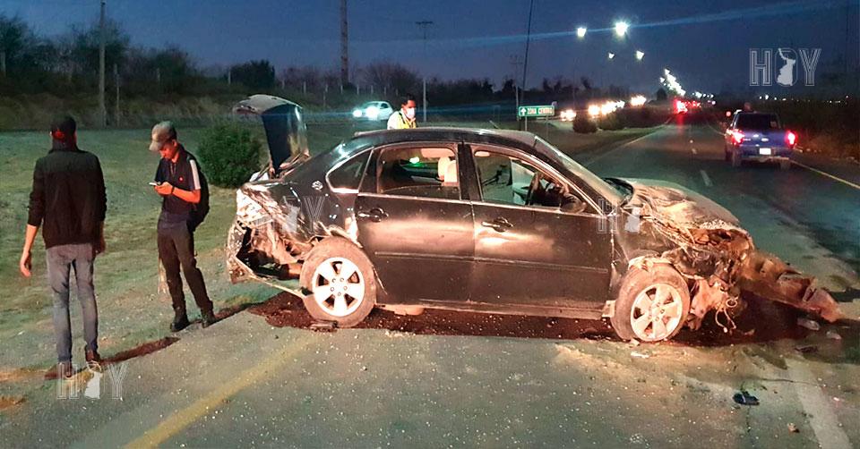 Hoy Tamaulipas - Accidente en Tamaulipas Sobrevive joven a volcadura en ...