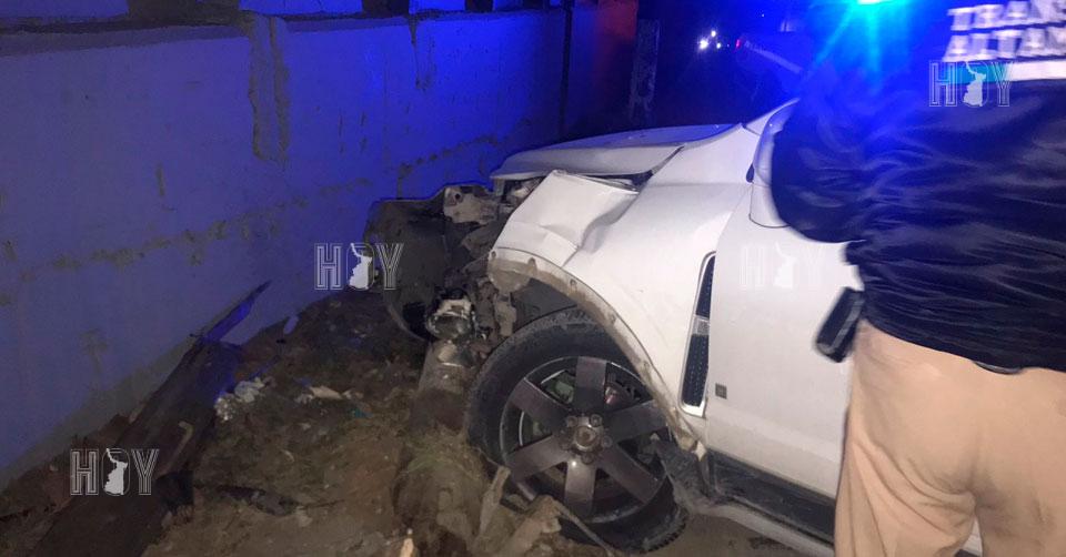 Hoy Tamaulipas - Accidentes en Tamaulipas Choca con poste y deja ...