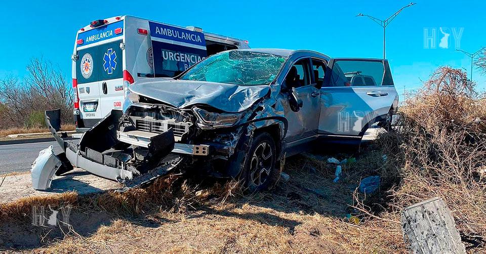 Hoy Tamaulipas - Accidente en Tamaulipas Vuelca mujer en su camioneta y ...