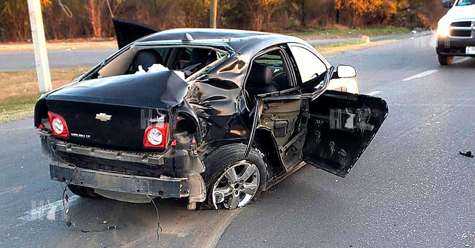 Hoy Tamaulipas - Accidente en Tamaulipas Choque con volcadura deja tres ...
