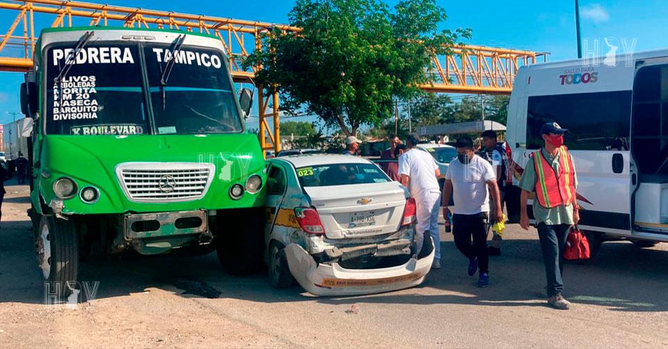 Hoy Tamaulipas - Accidentes en Tamaulipas Cinco lesionados dejo choque ...