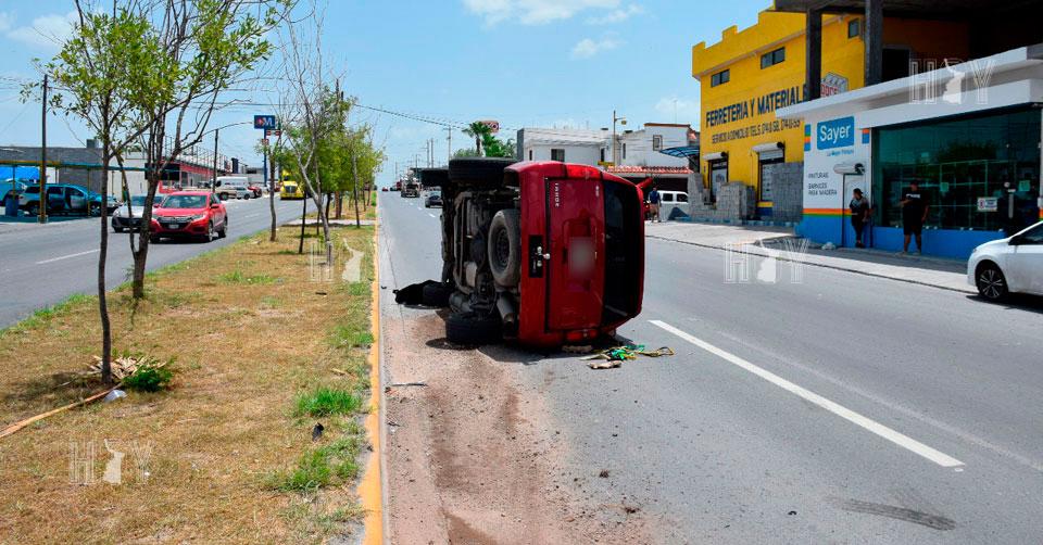 Hoy Tamaulipas - Accidentes en Tamaulipas Choque y volcadura deja al ...