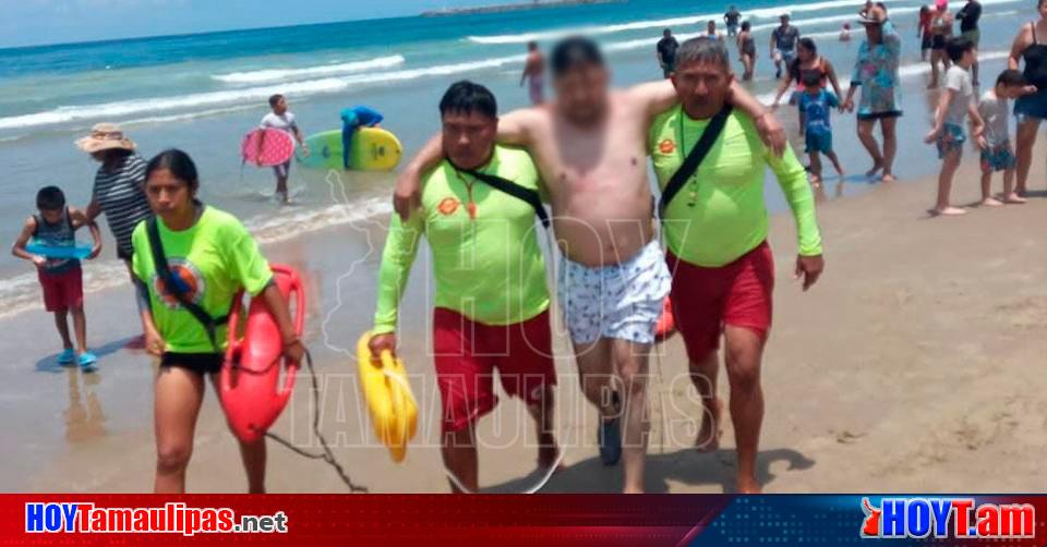 Hoy Tamaulipas – Rescatan a turistas en Tamaulipas Rescatan PC a cuatro turistas y 30 menores desaparecidos en Playa Miramar