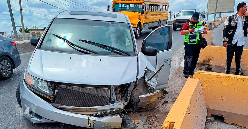 Hoy Tamaulipas - Choque en Tamaulipas Choca muro de contencion y causa ...