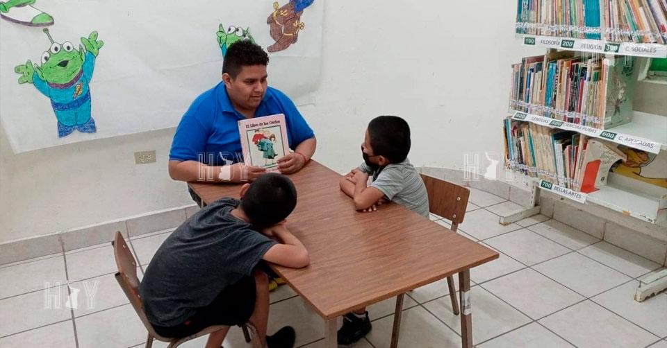 Hoy Tamaulipas - Tamaulipas Fomentan la lectura en ninios de Nuevo Laredo