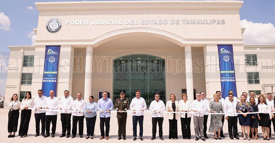 Hoy Tamaulipas - Tamaulipas Pone en marcha Cabeza de Vaca la Ciudad Judicial en Reynosa - Vimarsana News