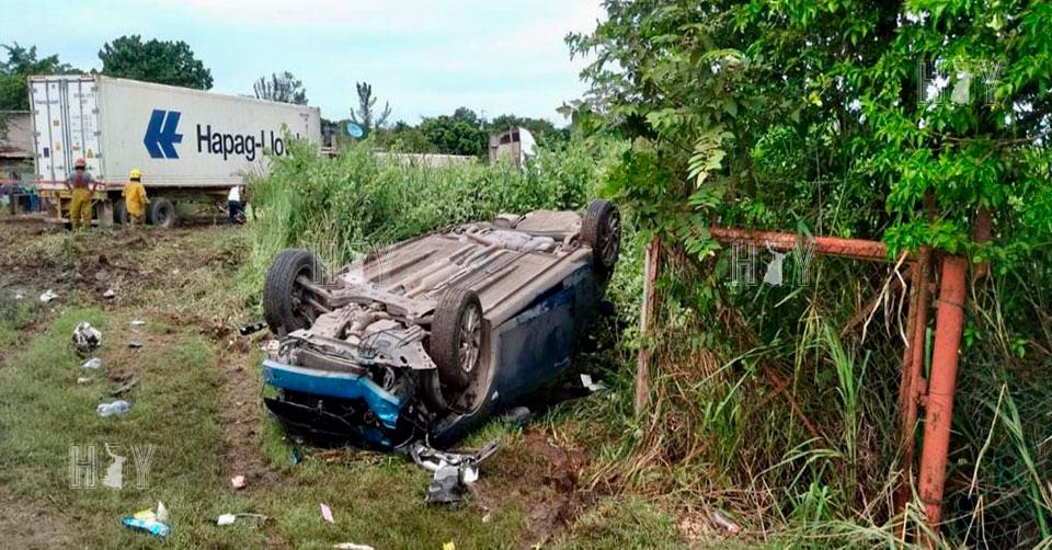 Hoy Tamaulipas - Accidentes en Tamaulipas Tres heridos dejo choque y ...