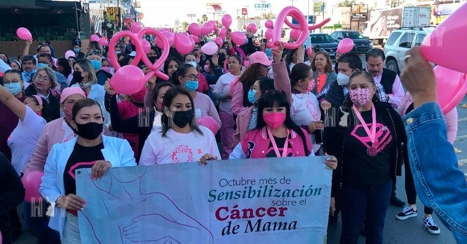 Hoy Tamaulipas - Marcha en Tamaulipas Marchan contra el cancer de mama ...