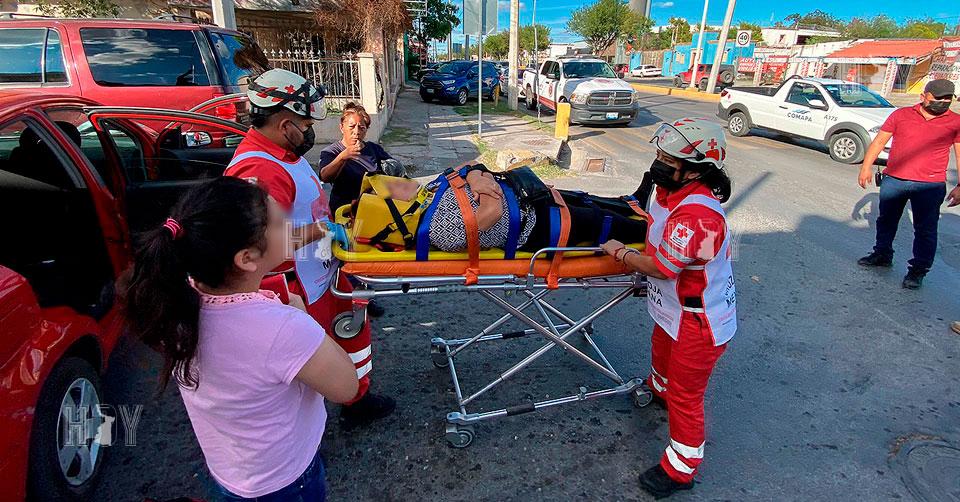 Hoy Tamaulipas - Accidente en Tamaulipas Mujer acaba herida en ...