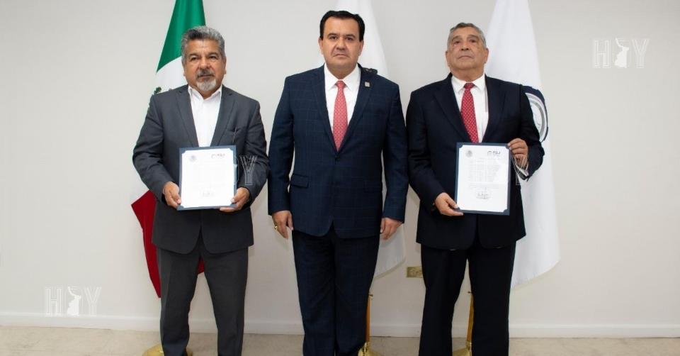 Hoy Tamaulipas - Entrego fiscal de Tamaulipas dos nuevos nombramientos