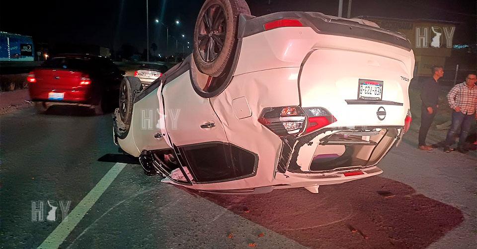 Hoy Tamaulipas - Accidente en Tamaulipas Sobrevive a volcadura en ...