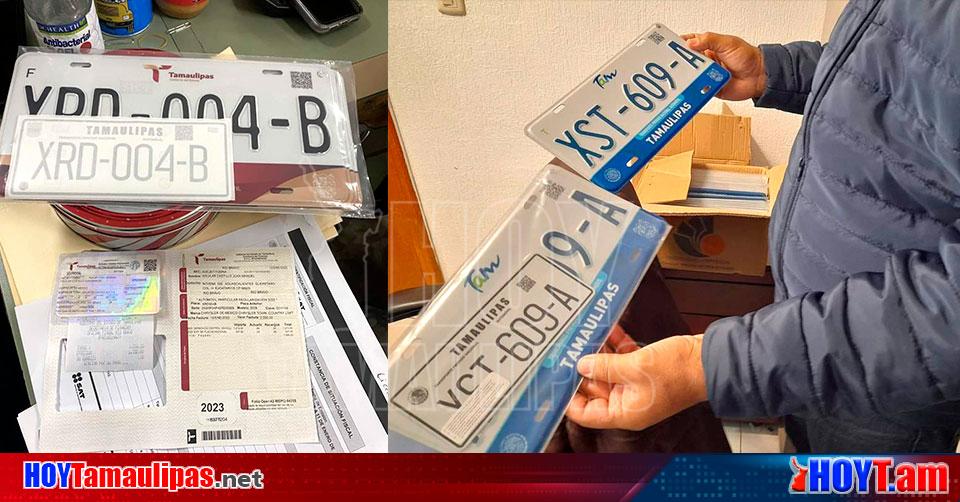 Hoy Tamaulipas Cambian disenio de placas en Tamaulipas