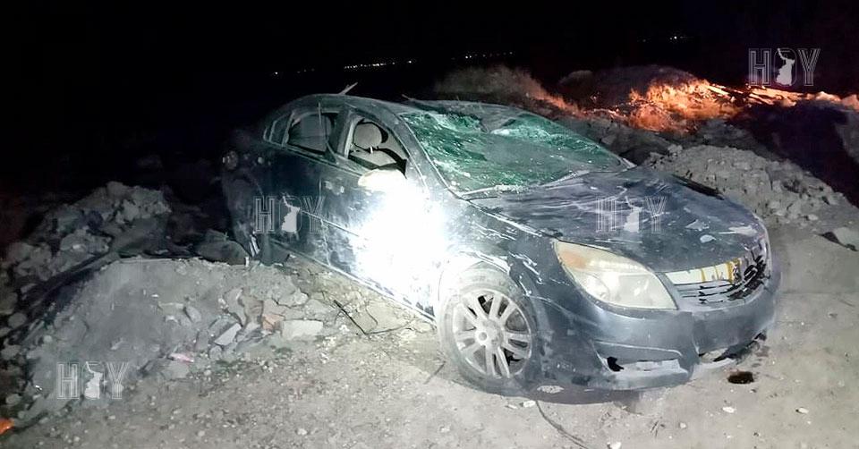 Hoy Tamaulipas - Volcadura en Tamaulipas Vuelca en Nuevo Laredo y se salva