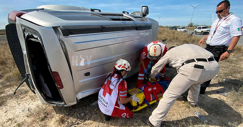 Hoy Tamaulipas - Accidente en Tamaulipas Mujer acaba herida en choque ...