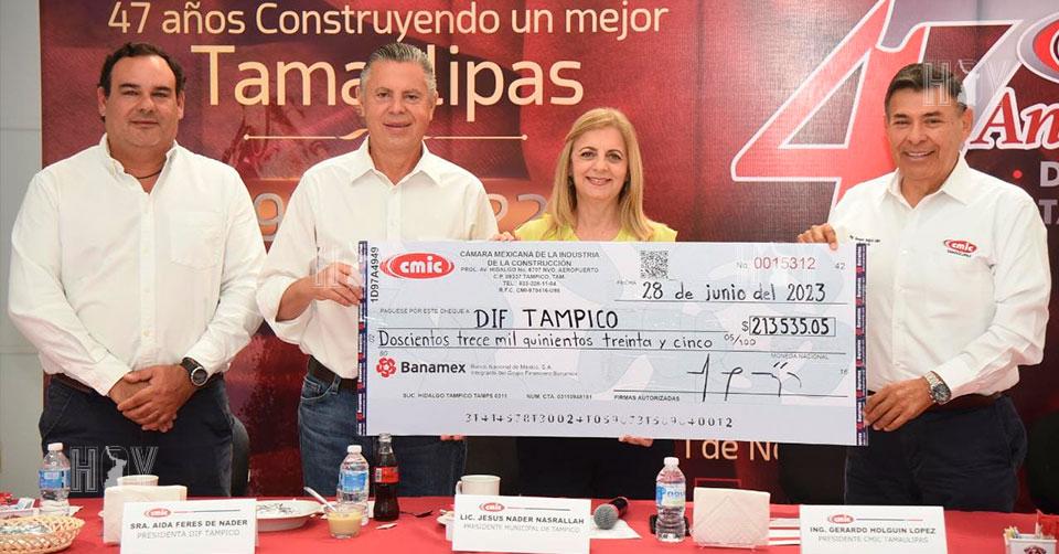 Hoy Tamaulipas - Tamaulipas Entrega CMIC recursos al DIF Tampico para ...