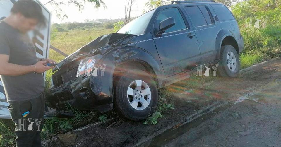 Hoy Tamaulipas - Accidentes en Tamaulipas Ebrio choco su camioneta con ...