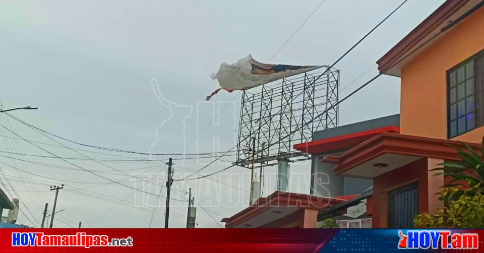 Hoy Tamaulipas – Reseña PC de Tampico espectaculares anuncios por temporada de huracanes